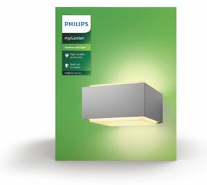 Philips 17337/87/PN - Vonkajšie nástenné svietidlo MYGARDEN HEDGEHOG E27/42W IP44