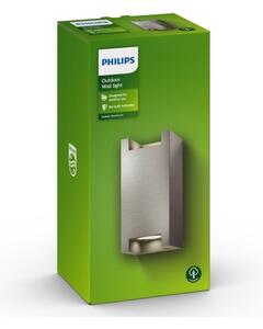 Philips 17339/48/PN - Vonkajšie nástenné svietidlo MYGARDEN TROWEL 2xGU10/5W IP44