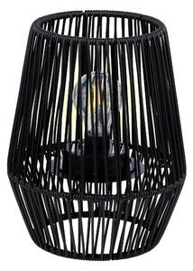 Arti Casa Solárna stolová lampa Čierne solárne záhradné svetlo s teplým bielym svetlom - doba svietenia až 8 hodín - vodotesnosť IP44 - 20 x 20 x 25 cm