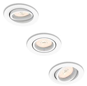 Philips 50183/31/PN - SADA 3x Podhľadové svietidlo ENNEPER 1xGU10/5,5W/230V