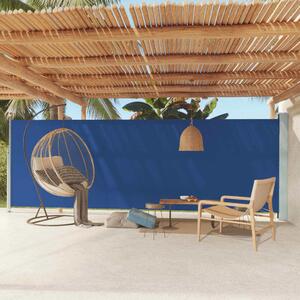 Maison Exclusive – bočná markíza s výsuvom 180 x 600 cm, modrá
