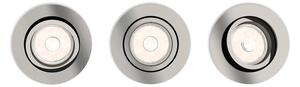 Philips 50393/17/PN - SADA 3x Podhľadové svietidlo DONEGAL 1xGU10/5,5W/230V