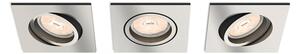 Philips 50403/17/PN - SADA 3x Podhľadové svietidlo DONEGAL 1xGU10/5,5W/230V