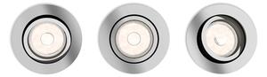 Philips 50393/11/PN - SADA 3x Podhľadové svietidlo DONEGAL 1xGU10/5,5W/230V
