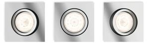 Philips 50393/11/P0 - SADA 3xLED Stmievateľné svietidlo SHELLBARK LED/4,5W/230V