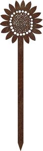 CORGARDEN Záhradná dekorácia slnečnica 70 x 20 cm, corten CORGARDEN 1052