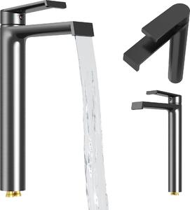 Granitan – umývadlová batéria – kúpeľňová batéria – jednopáková batéria – vysoké vyhotovenie – Gun Grey – BALI