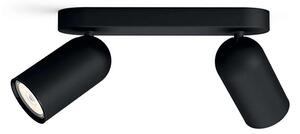 Philips 50582/30/PN - Bodové svietidlo MYLIVING PONGEE 2xGU10/5,5W/230V