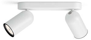 Philips 50582/31/PN - Bodové svietidlo MYLIVING PONGEE 2xGU10/5,5W/230V