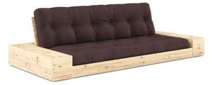 Tmavohnedá rozkladacia pohovka 244 cm Base – Karup Design