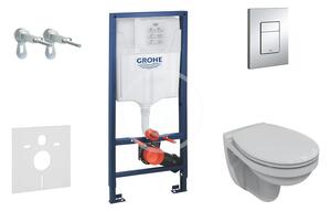 Grohe - Sada pre závesné WC + WC a sedátko softclose Ideal Standard Quarzo