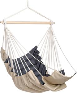 AMAZONAS XXL obojstranné závesné kreslo California Sand American Style Sedadlo s rozmermi približne 170 x 70 cm