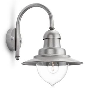 Philips 01652/52/PN - Vonkajšie nástenné svietidlo RAINDROP 1xE27/60W/230V IP44