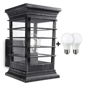 Philips 15280/54/PN - Vonkajšia nástenná lampa MyGarden PATIO 1xE27/60W/230V IP44