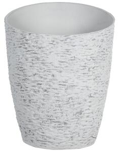Kvetináč sivý kamenná zmes 44 x 58 cm moderný štýl interiér exteriér záhrada