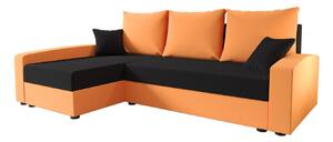 Praktická sedacia súprava CATALINA - oranžová / čierna