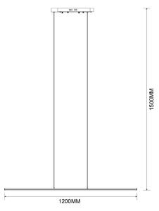Zuma Line MS903-GD - LED luster na lanku ESERO LED/20W/230V zlatá