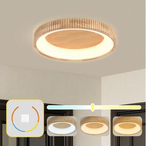 Brilagi - LED stropné svietidlo FALCON WOOD MODERN LED/40W/230V pr. 60 cm, drevené