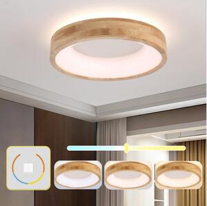Brilagi-LED Drevené stropné svietidlo FALCON WOOD LED/30W/230V 3000/4000/6000K 45 cm