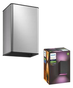 Philips 17464/47/P7 - LED RGB Vonkajšie svietidlo Hue RESONATE 2xLED/8W/230V IP44