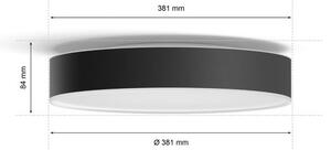 Philips - LED stmievateľné stropné svietidlo Hue ENRAVE M LED/19,2W/230V čierne + DO