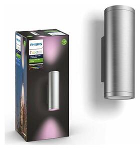 Philips 17463/47/P7 - LED RGBW Vonkajšie svietidlo Hue APPEAR 2xLED/8W/230V IP44