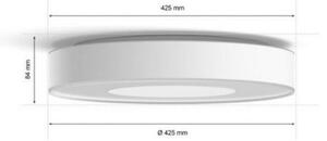 Philips -LED RGB Stmievateľné kúpelňové svietidlo Hue LED/52,5W/230V IP44 pr. 425