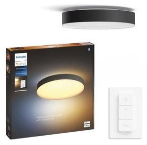 Philips - stmievateľné stropné svietidlo Hue ENRAVE XL LED/48W/230V čierne + diaľkový ovládač