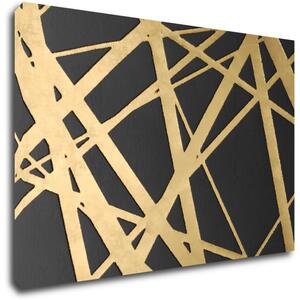 Impresi Obraz Abstraktný zlato šedý - 60 x 40 cm