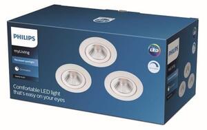Philips - SADA 3x LED Stmievateľné podhľadové svietidlo DIVE LED/5,5W/230V 2700K