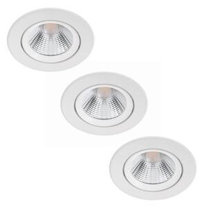Philips - SADA 3x LED Stmievateľné podhľadové svietidlo DIVE LED/5W/230V 2700K