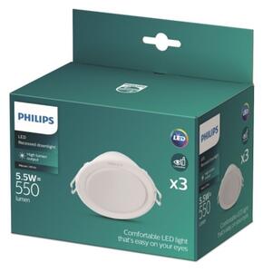 Philips - SADA 3x LED Podhľadové svietidlo MESON LED/5,5W/230V 4000K