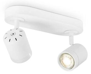 LED Stmievateľné bodové svietidlo MANU 2xGU10/5,8W/230V biela