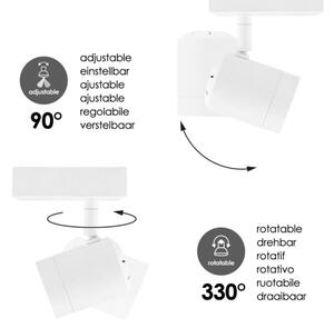 LED Stmievateľné bodové svietidlo MANU 1xGU10/5,8W/230V biela