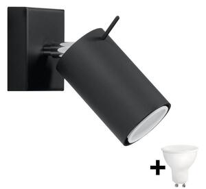 Brilagi Brilagi - LED Nástenné bodové svietidlo ASMUS 1xGU10/7W/230V čierna BG0563 + záruka 3 roky zadarmo