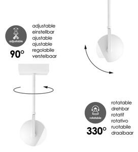 LED Stmievateľné bodové svietidlo NOP 1xGU10/5,8W/230V biela