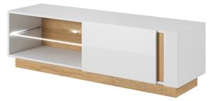 TV stolík Arcano 138 cm - biela / dub grandson
