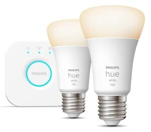 Základná sada Philips Hue WHITE 2xE27/9,5W 2700K + zariadenie k prepojeniu