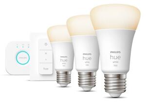 Základná sada Philips Hue WHITE 3xE27/9,5W 2700K + zariadenie k prepojeniu