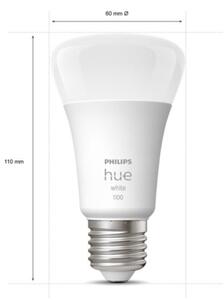 SADA 2x LED Stmievateľná žiarovka Philips Hue WHITE E27/9,5W/230V 2700K