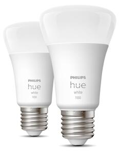 SADA 2x LED Stmievateľná žiarovka Philips Hue WHITE E27/9,5W/230V 2700K