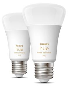 SADA 2xLED Stmievateľná žiarovka Philips Hue WHITE AMBIANCE E27/8W/230V 2200-6500K