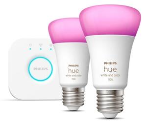 Základná sada Philips Hue WACA 2xE27/9W/230V 2000-6500K + zariadenie k prepojeniu
