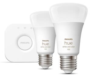 Základná sada Philips Hue WACA 2xE27/9W/230V 2000-6500K + zariadenie k prepojeniu
