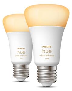 SADA 2xLED Stmievateľná žiarovka Philips Hue WHITE AMBIANCE E27/8W/230V 2200-6500K