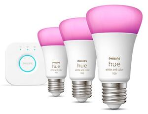 Základná sada Philips Hue WACA 3xE27/9W/230V 2000-6500K + zariadenie k prepojeniu