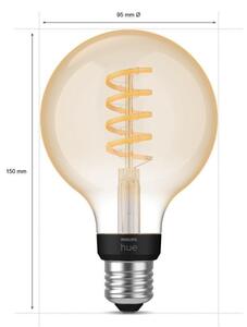 LED Stmievateľná žiarovka Philips Hue WHITE AMBIANCE G93 E27/7W/230V 2200-4500K