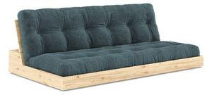 Modrá menčestrová rozkladacia pohovka 196 cm Base – Karup Design