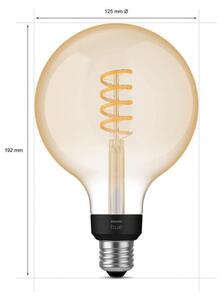 LED Stmievateľná žiarovka Philips Hue WHITE AMBIANCE G125 E27/7W/230V 2200-4500K