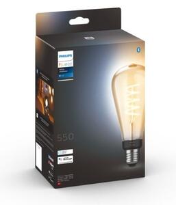 LED Stmievateľná žiarovka Philips Hue WHITE AMBIANCE ST72 E27/7W/230V 2200-4500K